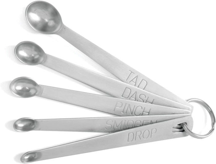 Mini Measuring Spoons Stainless 5pc