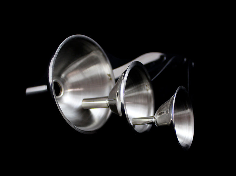 Funnels Stainless with Handles 3pc